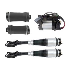 For 2011-15 Jeep Grand Cherokee 5X Front Rear Air Suspension Struts + Compressor picture