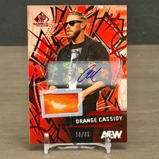 2025 SP Game Used AEW Orange Cassidy #22 Autograph Memorabilia /35 Auto picture