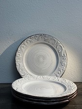 Mikasa Gourmet Basics Trellis 10.5” Dinner Plates Set of 4 Stoneware picture