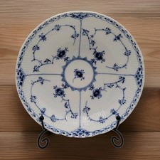 Royal Copenhagen Blue Fluted Half Lace Serving Bowl #512 1st quality picture