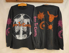 Alice In Chains Vintage 90s Y2K Rock Band Long Sleeve Size L RARE Shirt REPRINT picture