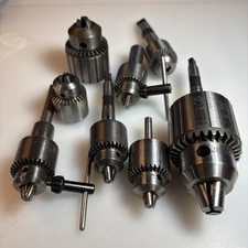  Lot of 8 Vintage Jacob’s  Drill Chuck Lot 6A, 1A, 1B  Machinist Drill Press Old picture