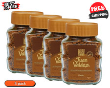 Juan Valdez Freeze Dried Instant Coffee 3.52 oz 4 Pack Classic Colombian picture