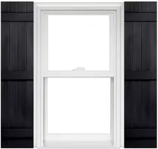 Homeside 4 Board and Batten Joined Vinyl Shutters (1 Pair) 14-1/2In. X 59In. - 0 picture