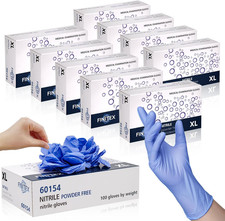 FINITEX Disposable Ice Blue Nitrile Exam Gloves 1000PCS/Case Cleaning picture