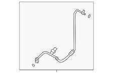 Genuine Nissan A/C Refrigerant Liquid Hose 92440-6RF2D picture