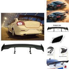 YESBETTER 57 Inch Universal Rear Trunk Spoiler Wing Car Spoiler GT Wing Matt picture