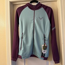 Dynafit Speed PTC Hooded Jacket Women's Medium Blue Purple Polartec NWT picture