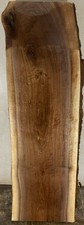 Live edge black walnut Wood slab kiln dried and planed  1.5”x10-12”x39” picture