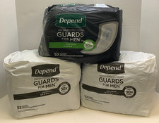Depend Guards, Incontinence Pads for Men, Bladder Control Pads, 52ct, 3 Pack picture