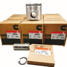 6PCS Piston +Ring + PISTON PIN Cummins Fits For 2004-2007 Dodge Ram 5.9L 24v picture