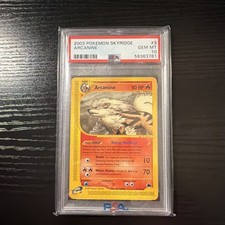 2003 POKEMON SKYRIDGE #3 ARCANINE PSA 10 Low Pop 141 picture