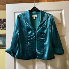 Joseph Ribkoff Zipper Formal Top Blouse Size US 10 picture
