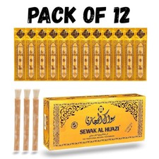Pack of 12 Miswak Sticks Natural Toothbrush for Teeth Whitening, Oral Health & F picture