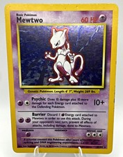 Wizards of the Coast Mewtwo Base Set Holo Rare 10/102 Unlimited 1999 EN picture