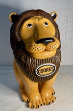 Vintage “The Original Lion Cookie Jar” 1999 - Talks & Roars - WORKS GREAT picture