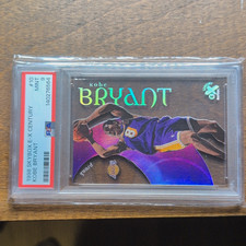 SkyBox 1998-99 E-X Century Kobe Bryant #10 PSA 9 Los Angeles Lakers beautiful picture