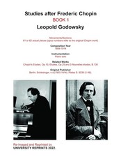 Etudes d'Apres Chopin (Studies after Chopin) Book 1 (nos. 1-12a) Leopold Godo... picture