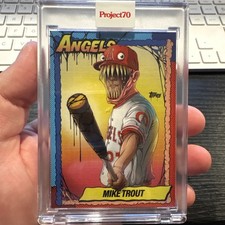 2021 Topps 1990 MIKE TROUT Project 70 by Alex Pardee #79 - Angels picture