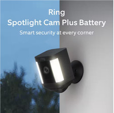 Ring Spotlight Cam Plus, Battery - Black picture