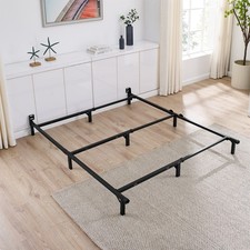 Mainstays Adjustable Metal Bed Frame, Twin/Full/Queen, 7-inch Height, Black picture
