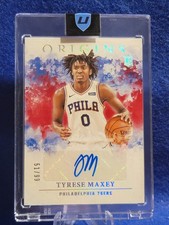 2020 Panini Origins Tyrese Maxey Rookie Autographs 51/99 #RA-MAX (RC) picture