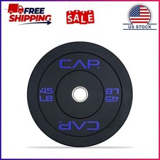 CAP Barbell Olympic Rubber Bumper 45 lb Plate picture