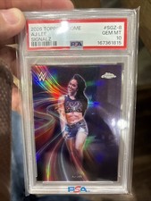AJ Lee 2026 Topps Chrome WWE #SGZ-8 Signalz SSP Case Hit Psa 10 Pop 2 picture
