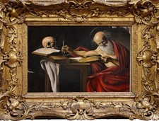 Tribute Caravaggio Oil on Canvas 120X80 Hand Painted Original Italy Oil Painting picture