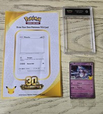 Target Mewtwo Pokemon Promo Family 30th Anni SEALED Draw Your Own Card/Case picture