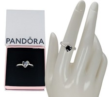 PANDORA Disney The Nightmare Before Christmas Jack Black Heart Ring 194733C01 picture