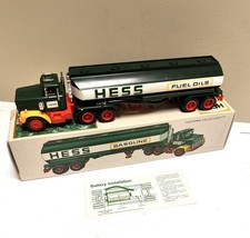 Vintage 1977 Hess Fuel Oil Tanker Truck with Original Box - Read -Last one picture