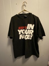 VTG Single Stitch Hanes espn black graphic Tee Mens Size XL USA picture