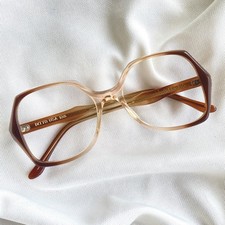Vintage NOS Ditto USA Brown Frames Eyeglasses 52x18x135 Deadstock picture