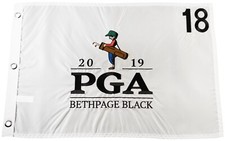 Official 2019 PGA Championship Bethpage Golf Pin Flag Brooks Koepka 🔥 ⛳ picture