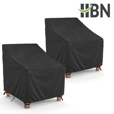 2Pcs Patio Chair Covers, Waterproof Patio Furniture Covers, 33”W x 33”D x 36”H picture