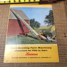 Kewanee Machinery & Conveyor Co. Kewanee IL Vintage Farming Booklet picture