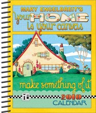 Mary Engelbreit's Your Home is Your Canvas: 2010 Desk Calendar - VERY GOOD picture