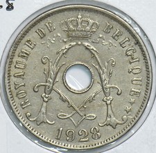 Belgium 1928 25 Centimes 240994 combine shipping picture
