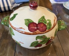 Vintage Franscian Apple Soup Tureen with Lid & Ladle made In USA picture