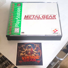 Vintage Metal Gear Solid Greatest Hits PS1 2-Disc CIB NTSC-U/C SLUS Tested Good picture