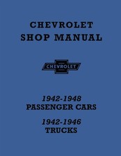 1942-1948 Chevrolet Passenger Cars, 1942-1946 Trucks Factory Shop Manual picture