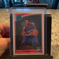 Panini 2018-19 Donruss Optic Rated Rookie Shai Gilgeous-Alexander #162 picture