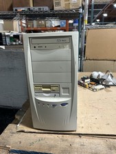 Vintage Mid ATX Beige Computer Tower Case with CD/Floppy/Zip picture