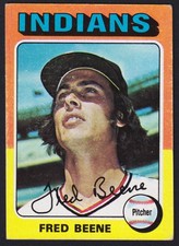 1975 Topps Fred Beene #181 Indians Vintage MLB VG picture