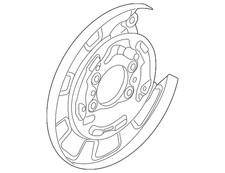 Genuine Kia Backing Plate 58251-2K500 picture