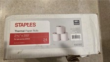 Staples Thermal Cash Register/POS Rolls 2 5/16