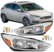 Conjunto de faros delanteros con bombillas para Ford Focus MK3 2015-2018. Carcas picture