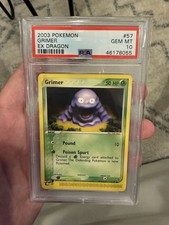 Pokémon Grimer 57/97 EX Dragon Regular Common Eng PSA 10 Yuka Morii picture