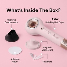 L'ange Axia Halo Ring Hair Dryer (Blush / Pink) Brand New Open Box picture